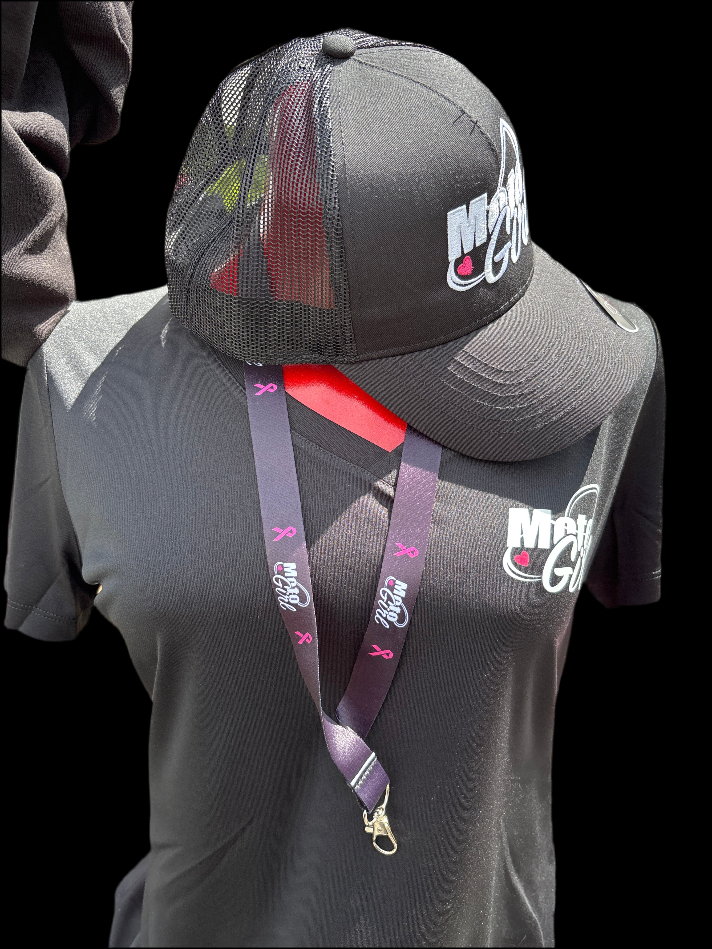 T-shirt polyester col en V