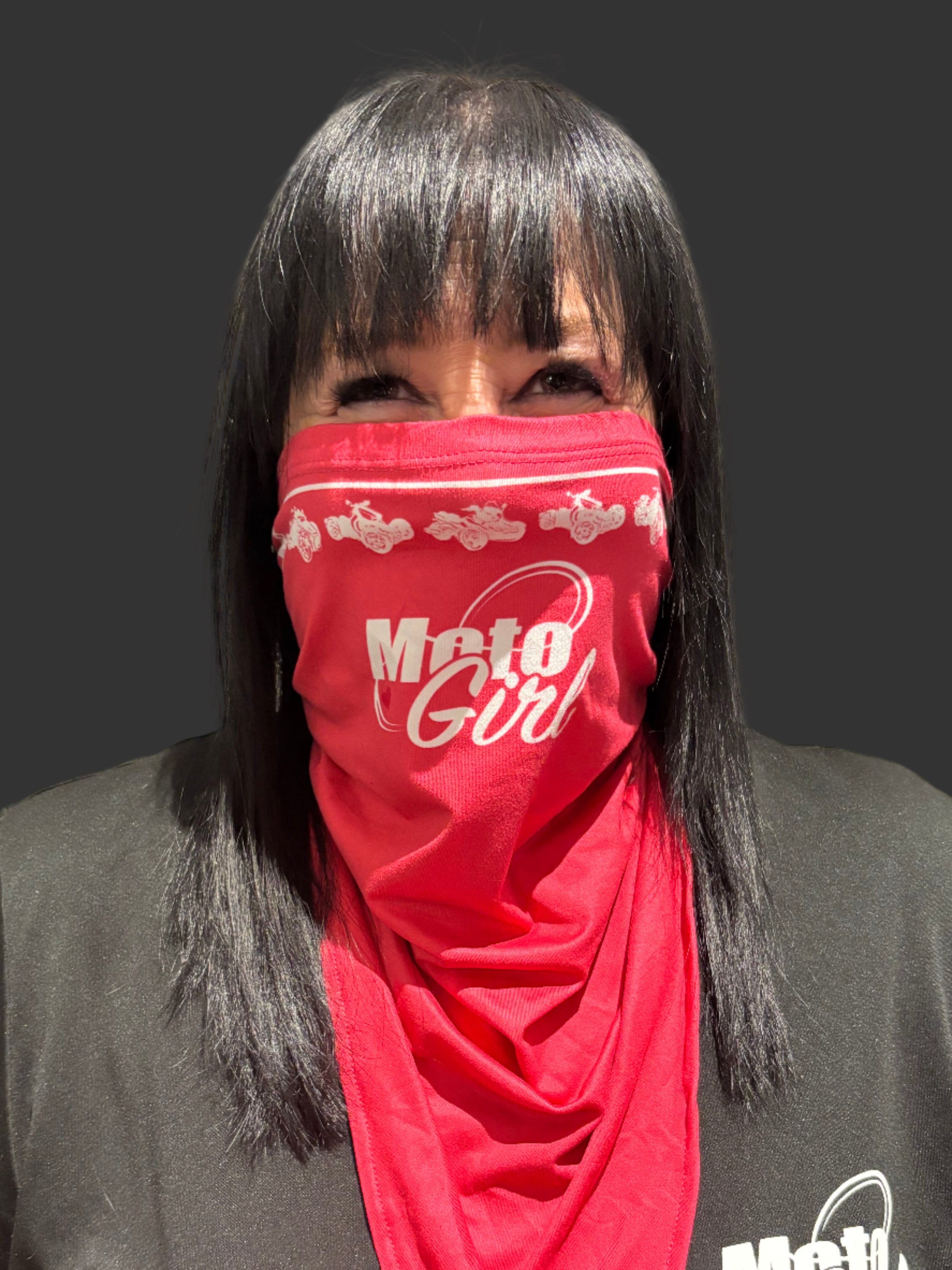 Cache cou Spyder/Ryker rose en polyester recyclé, ultra confortable